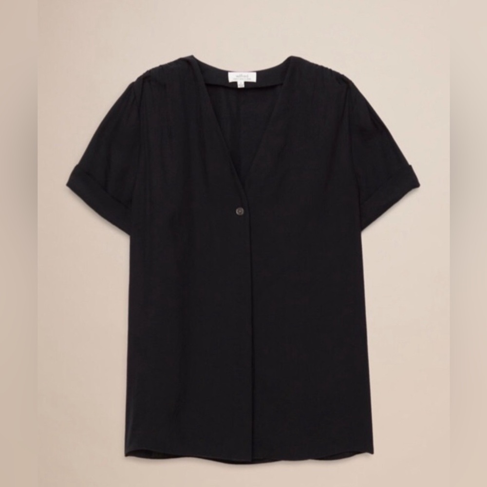 Wilfred Aritzia Nobel Blouse Black Size S